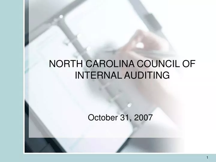north carolina council of internal auditing