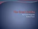 The Great Gatsby - slide 1