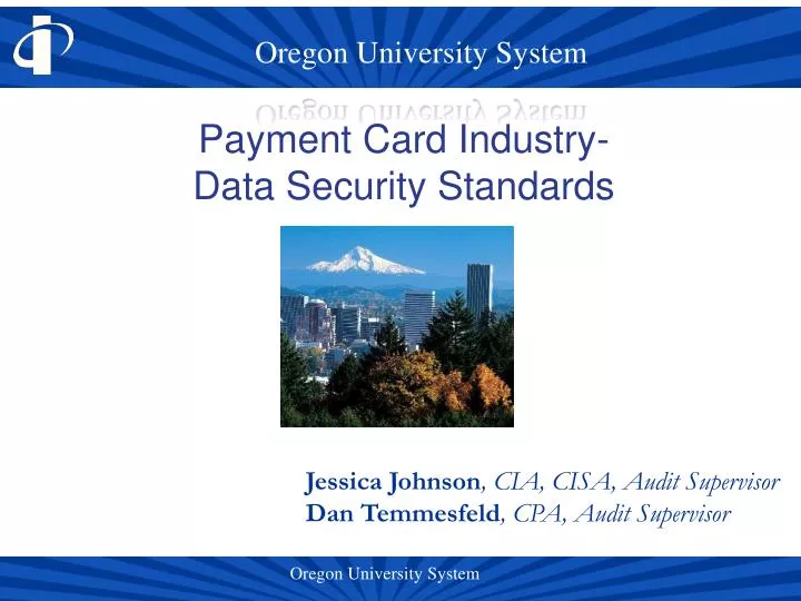 payment card industry data security standards
