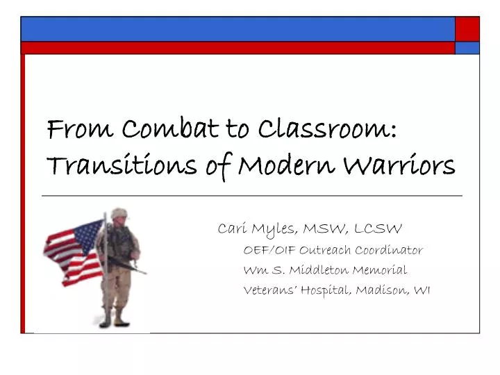 from combat to classroom transitions of modern warriors