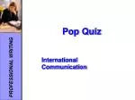 Pop Quiz - slide 1