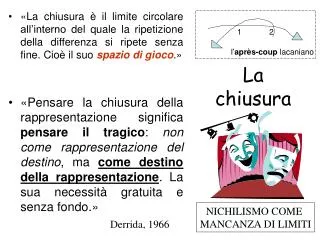 la chiusura