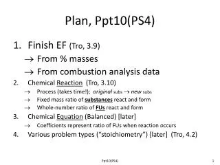 Plan, Ppt10(PS4)