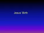 Jesus’ Birth - slide 1