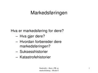 markedsf ringen