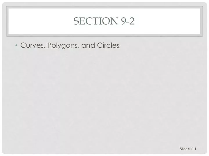 section 9 2