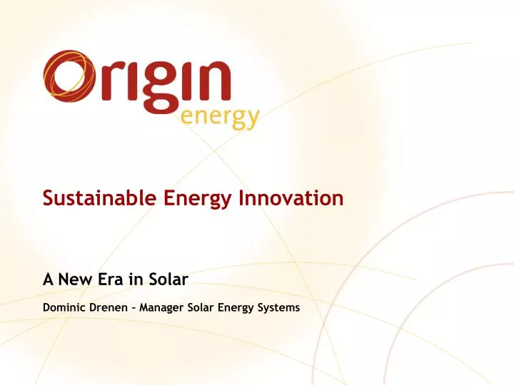 sustainable energy innovation