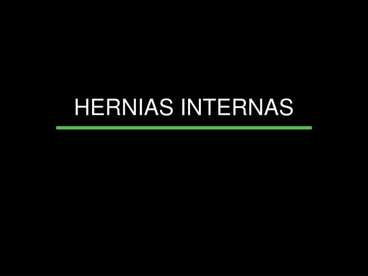 hernias internas