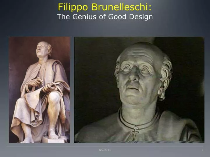 filippo brunelleschi the genius of good design