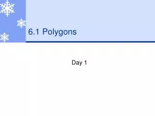 6 1 polygons