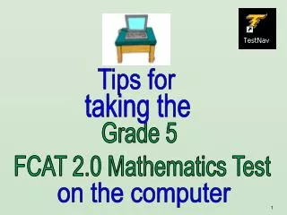 Grade 5 FCAT 2.0 Mathematics Test