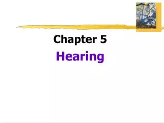 Chapter 5 Hearing