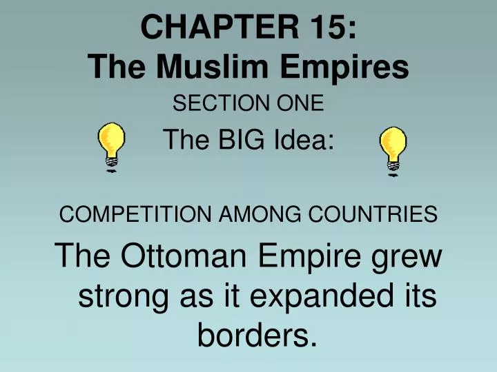 chapter 15 the muslim empires