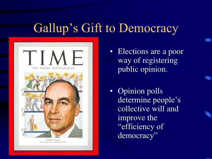 gallup s gift to democracy