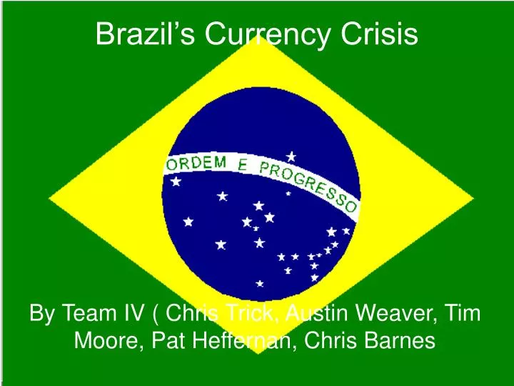 brazil s currency crisis