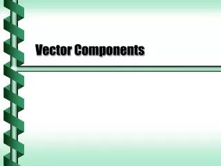 Vector Components