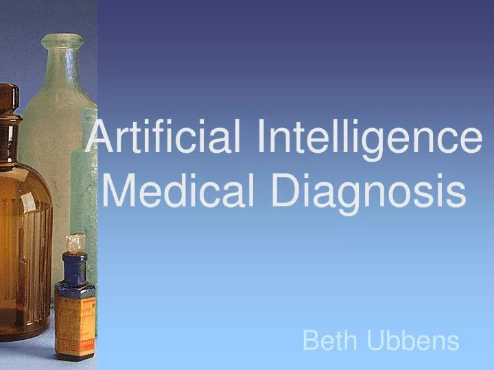 Ppt Artificial Intelligence Medical Diagnosis Powerpoint Presentation Id1400122 