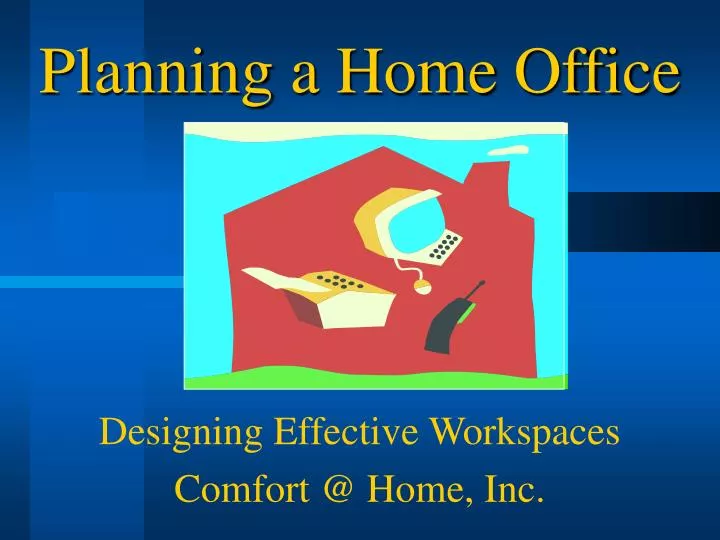 planning a home office