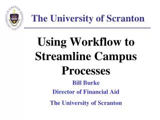 The University of Scranton