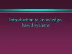 Introduction to knowledge-based systems - slide 1