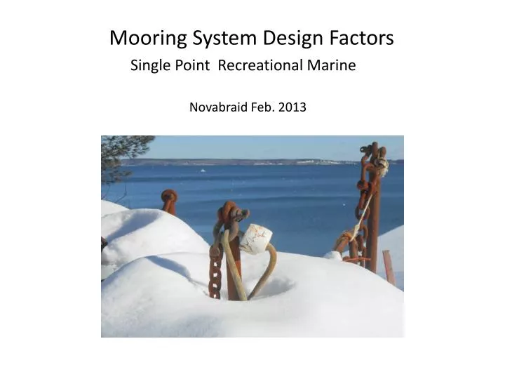 mooring system design factors