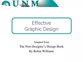 Effective Graphic Design