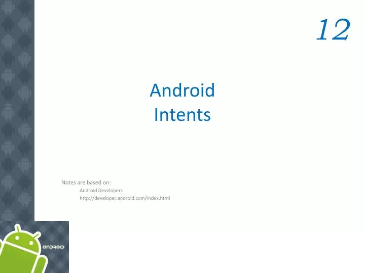 android intents