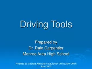 Driving Tools