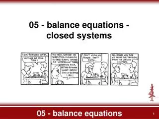 05 - balance equations