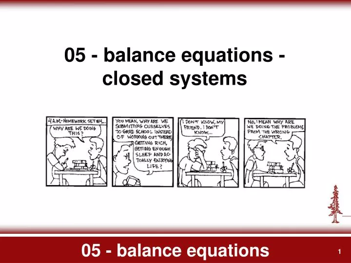 05 balance equations