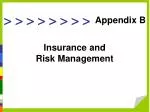Insurance and Risk Management