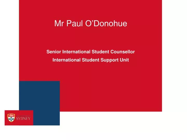 mr paul o donohue