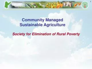 Community Managed Sustainable Agriculture