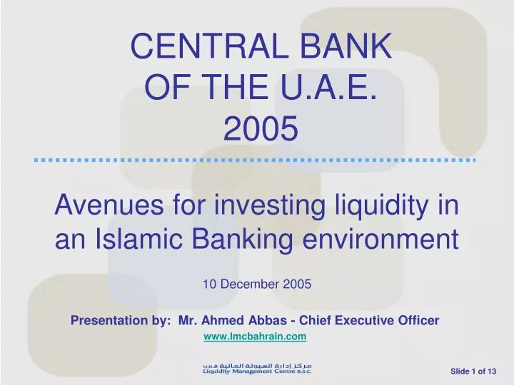 central bank of the u a e 2005
