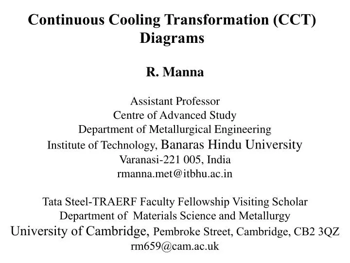 continuous cooling transformation cct diagrams