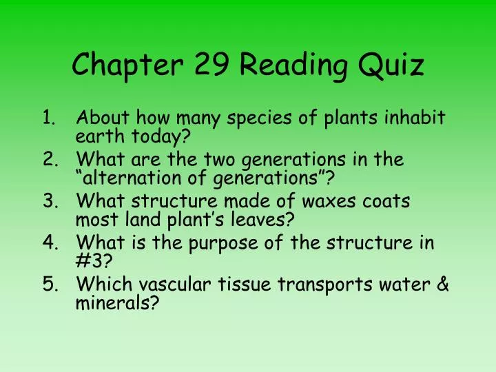 chapter 29 reading quiz