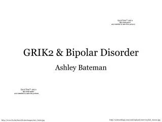 GRIK2 &amp; Bipolar Disorder