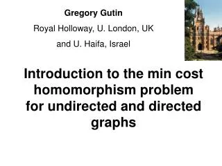 Introduction to the min cost homomorphism problem for undirected and directed graphs