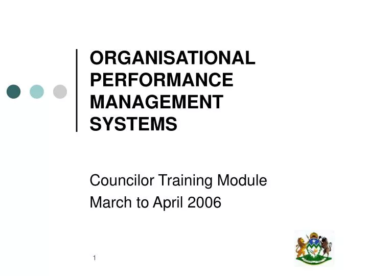 organisational performance management systems
