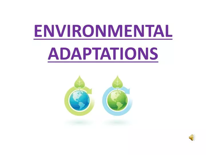 environmental adaptations