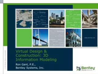 Virtual Design &amp; Construction: 3D Information Modeling