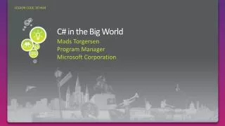 C# in the Big World