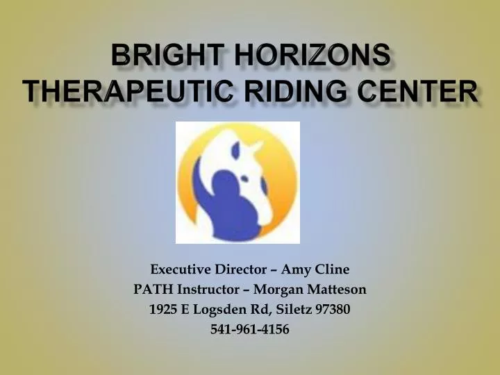 bright horizons therapeutic riding center