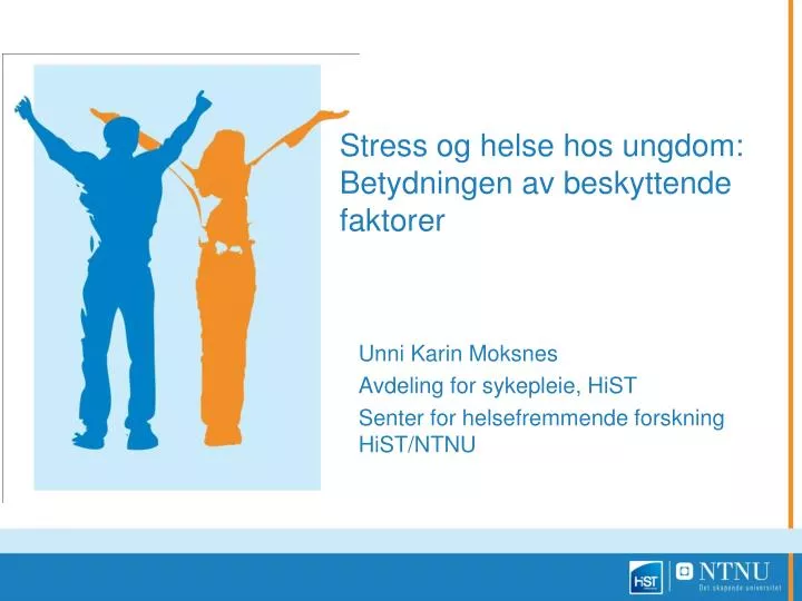 stress og helse hos ungdom betydningen av beskyttende faktorer