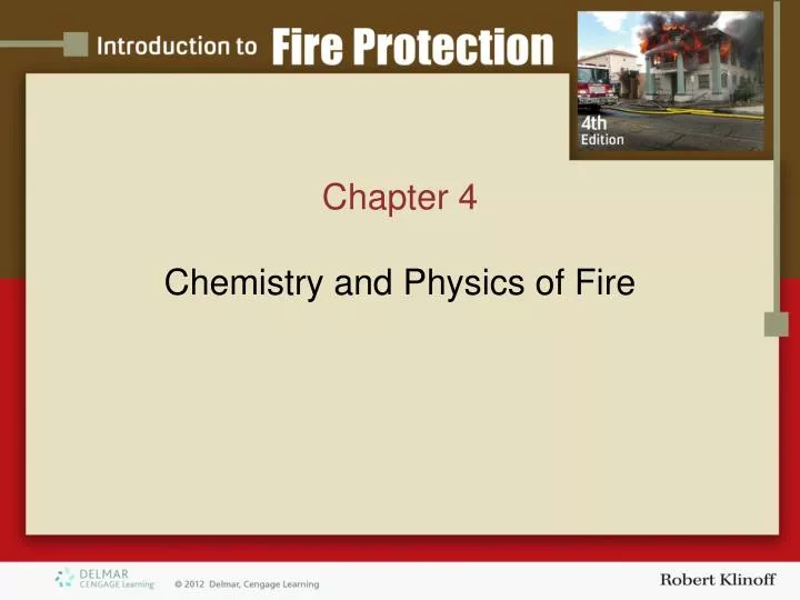 chapter 4 chemistry and physics of fire