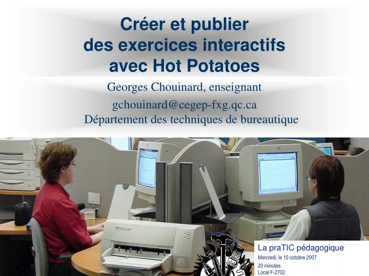 cr er et publier des exercices interactifs avec hot potatoes