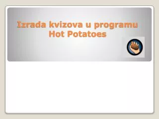 izrada kvizova u programu hot potatoes