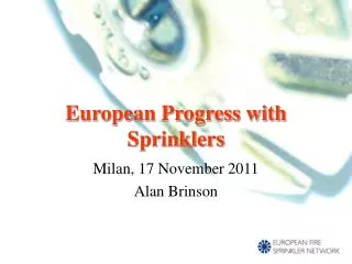 Milan, 17 November 2011 Alan Brinson