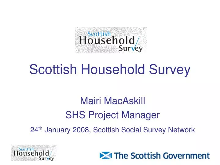scottish household survey