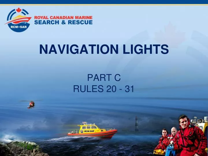 navigation lights part c rules 20 31